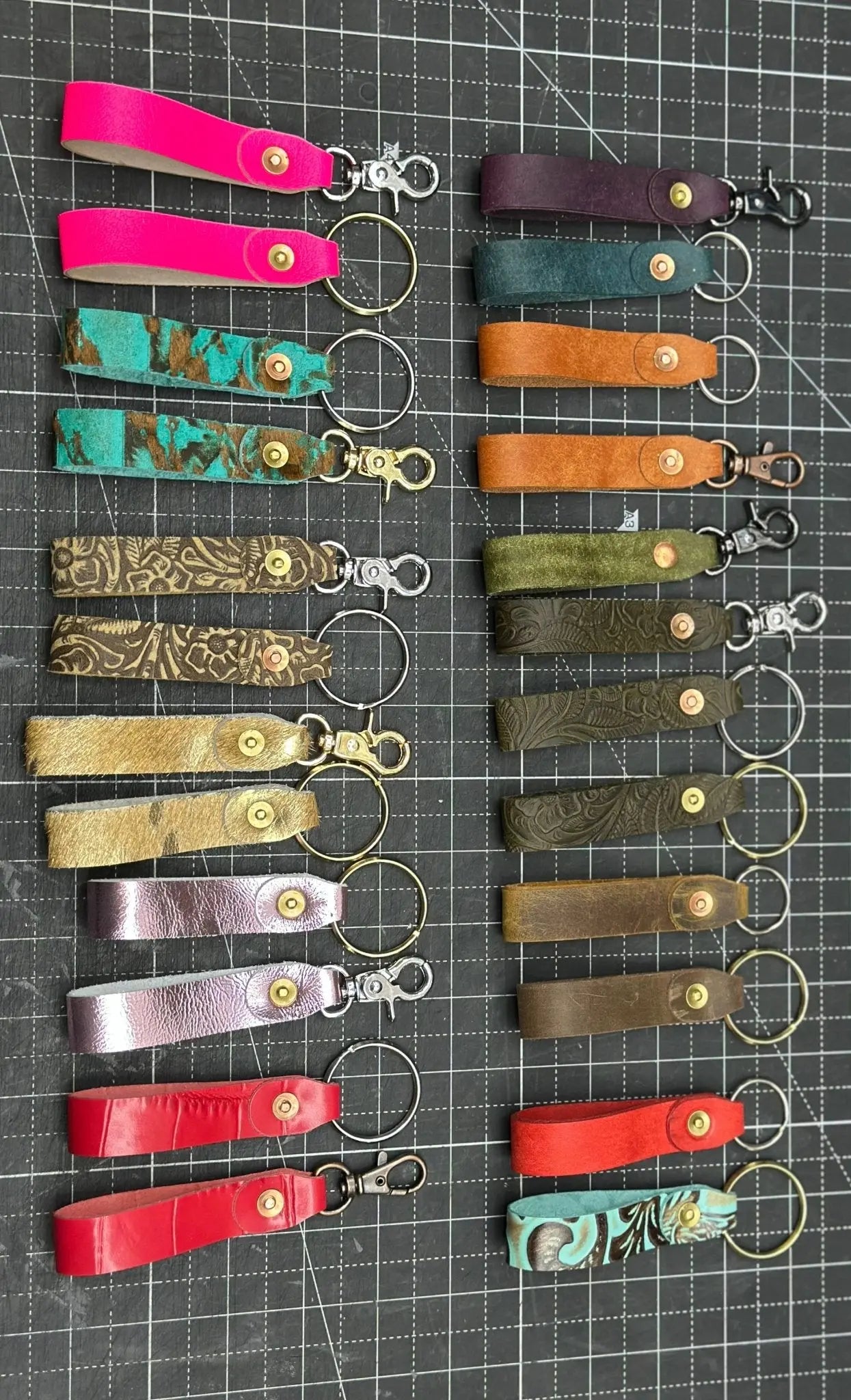 Handmade Leather Keychain by Kw Leatherworks, 3D printed gift detail photo 20