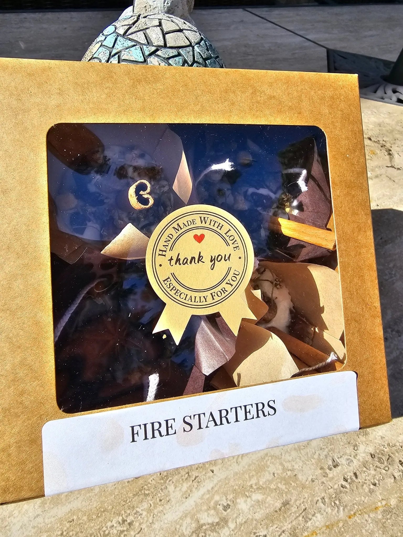 Handmade Soy Wax Fire Starters | Campfire & Fire Pit Helpers by Parrott's Nest Candle Company, scented candle main product photo