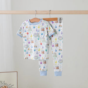 Happy Birthday Organic Cotton Pajama Set Nola Tawk