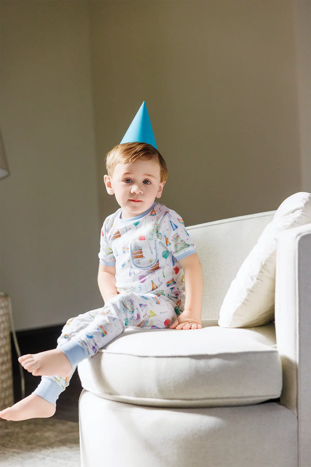 Happy Birthday Organic Cotton Pajama Set Nola Tawk