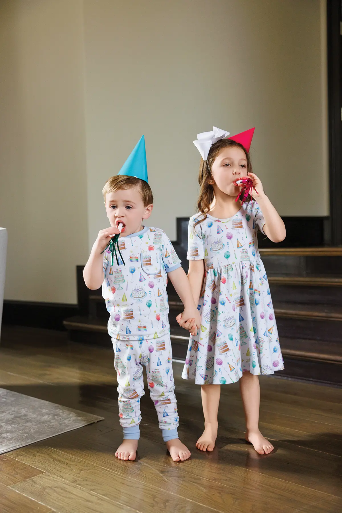 Happy Birthday Organic Cotton Pajama Set Nola Tawk