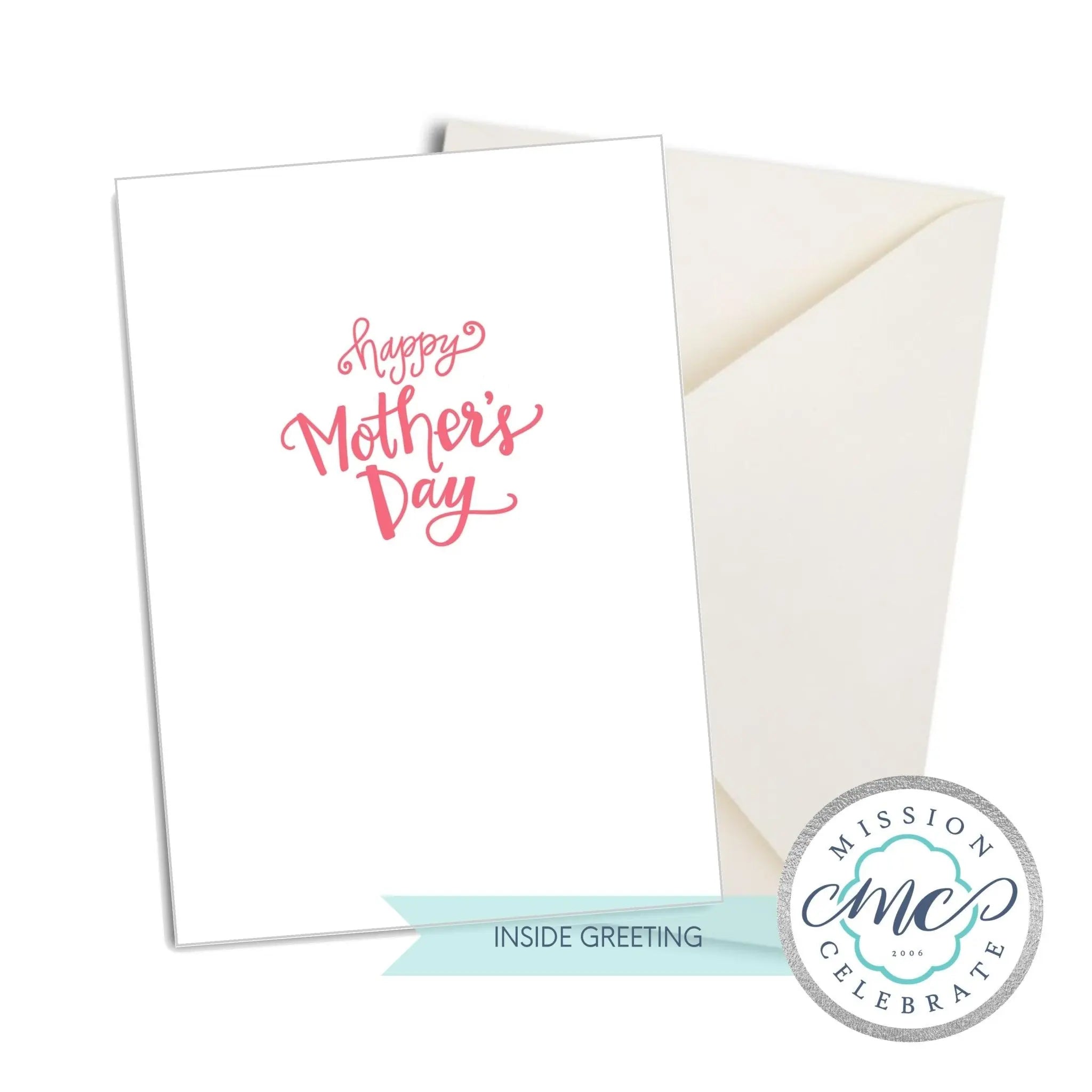 Happy Mother's Day Card - Handmade Greeting Card by Leslie Gonce
