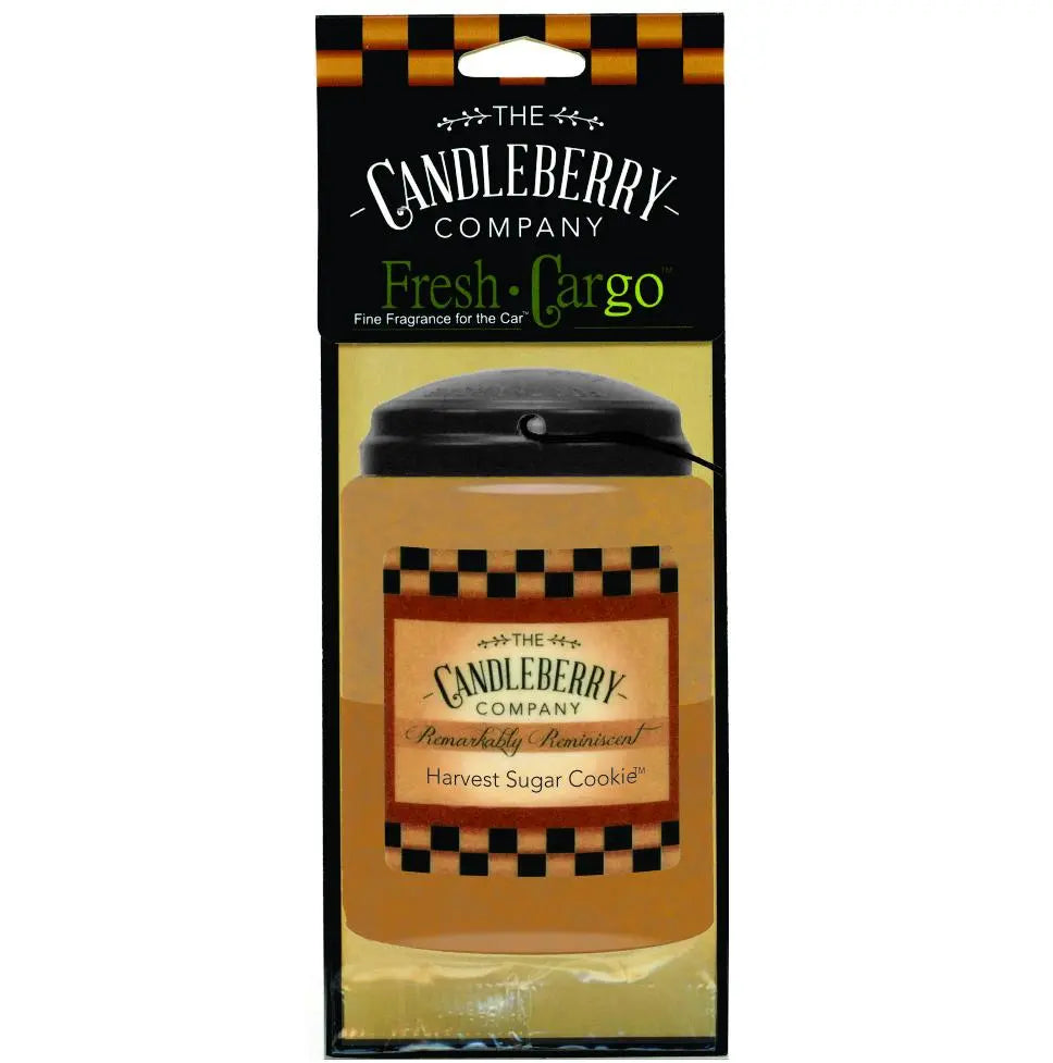 Harvest Sugar Cookie™- "Fresh Cargo"®, Scent for the Car (2-PACK) (Collective) by The Candleberry® Candle Company, scented candle main product photo