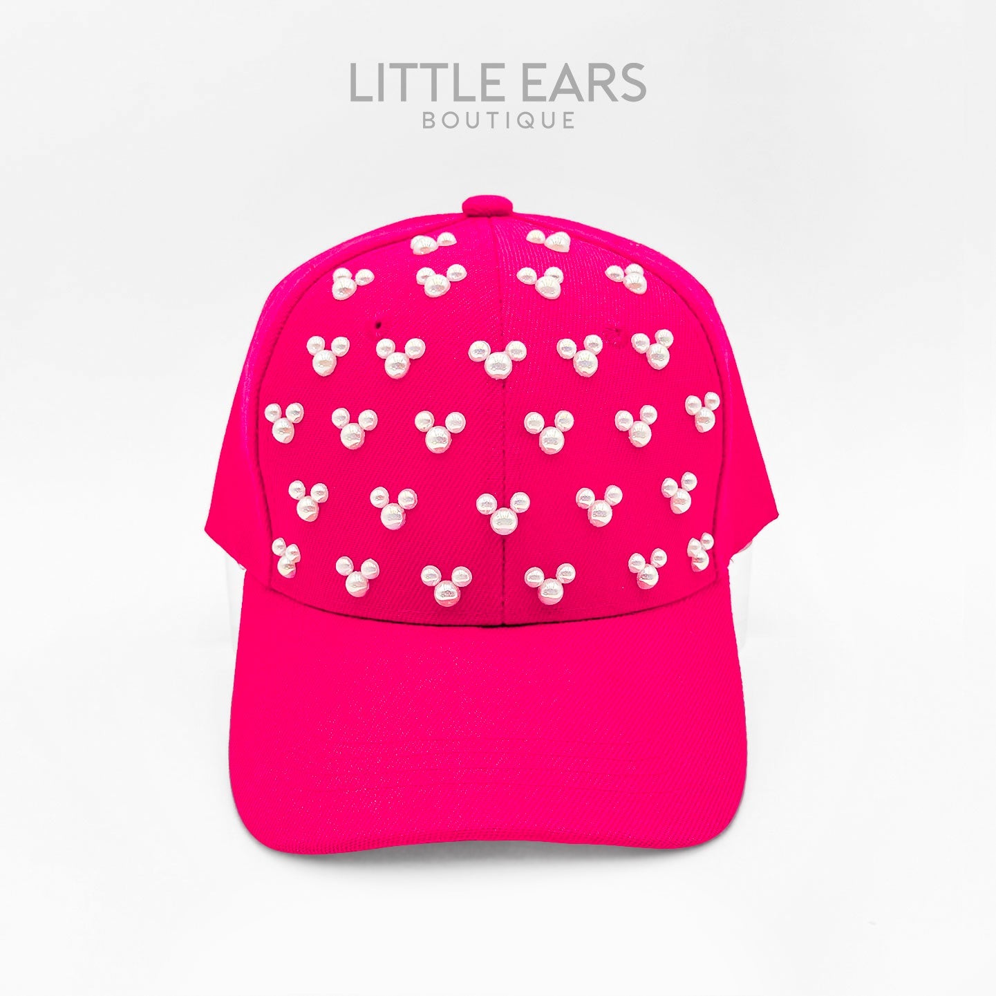 Hot Pink Pearls Hat