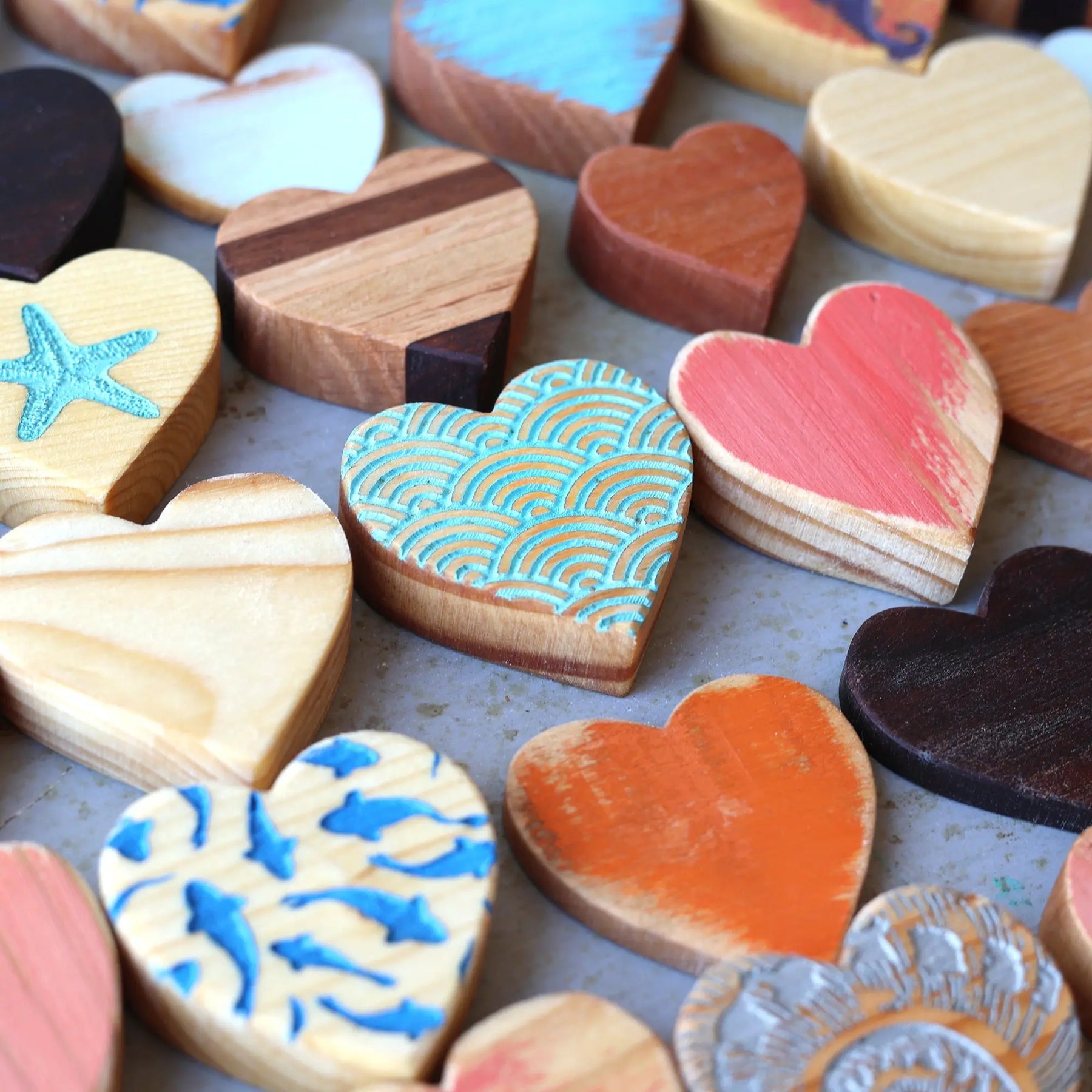 Heart-Shaped Mystery Boxes :: Beach by Dennehey Design Co., Southern home decor detail photo 14