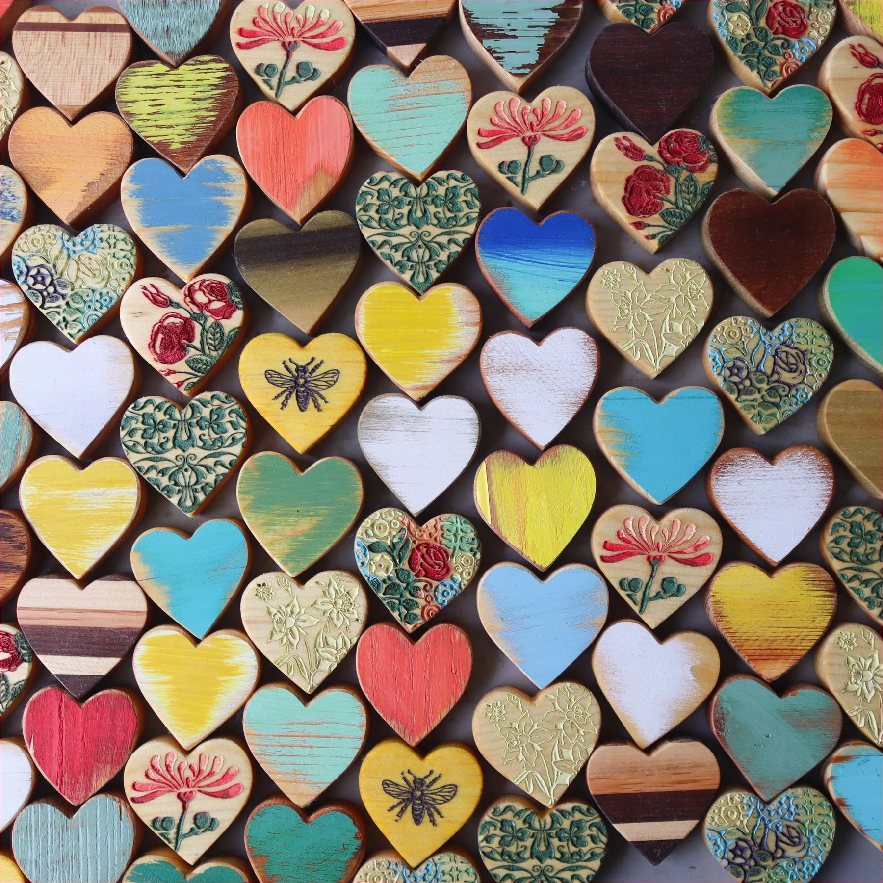 Heart-Shaped Mystery Boxes :: Spring Flowers Dennehey Design Co.