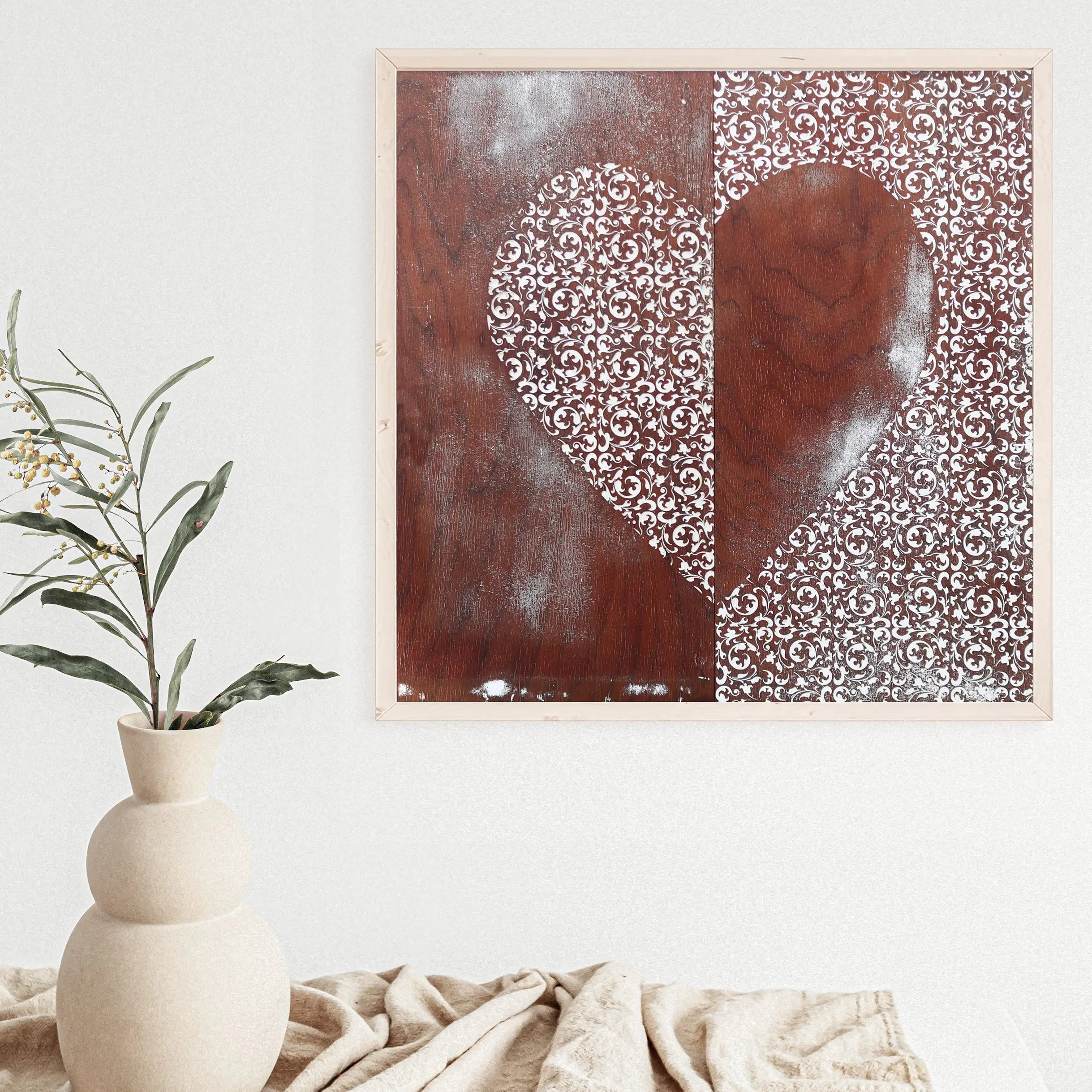 Heart of Filigree Art Prints by Dennehey Design Co., paper gift main product photo