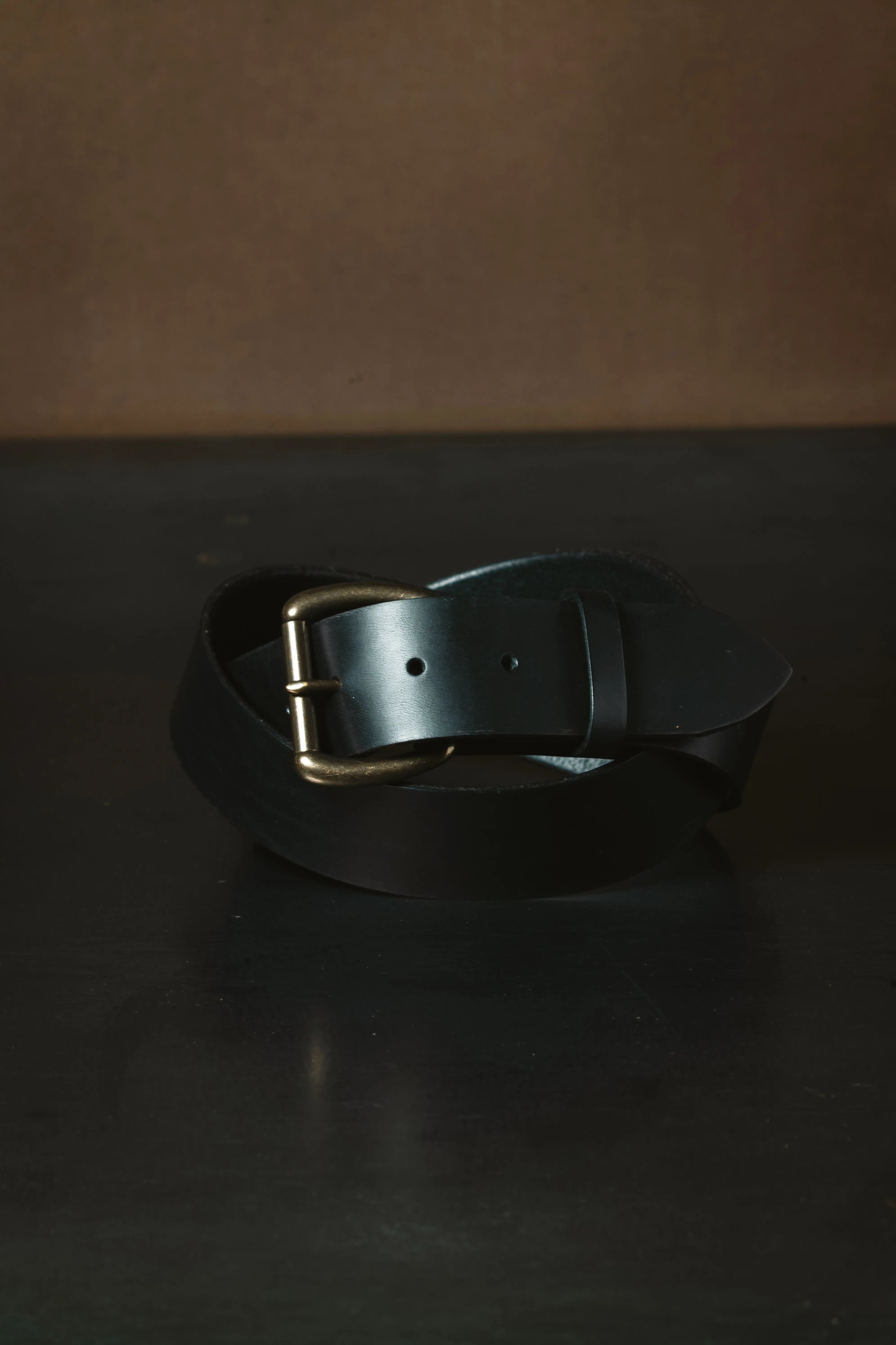 Heavy Duty Belt - Black by Loyal Stricklin, handmade leather goods detail photo 2