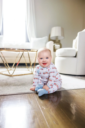 Heroes on Wheels Organic Cotton Pajama Set by Nola Tawk, Southern food gift detail photo 5