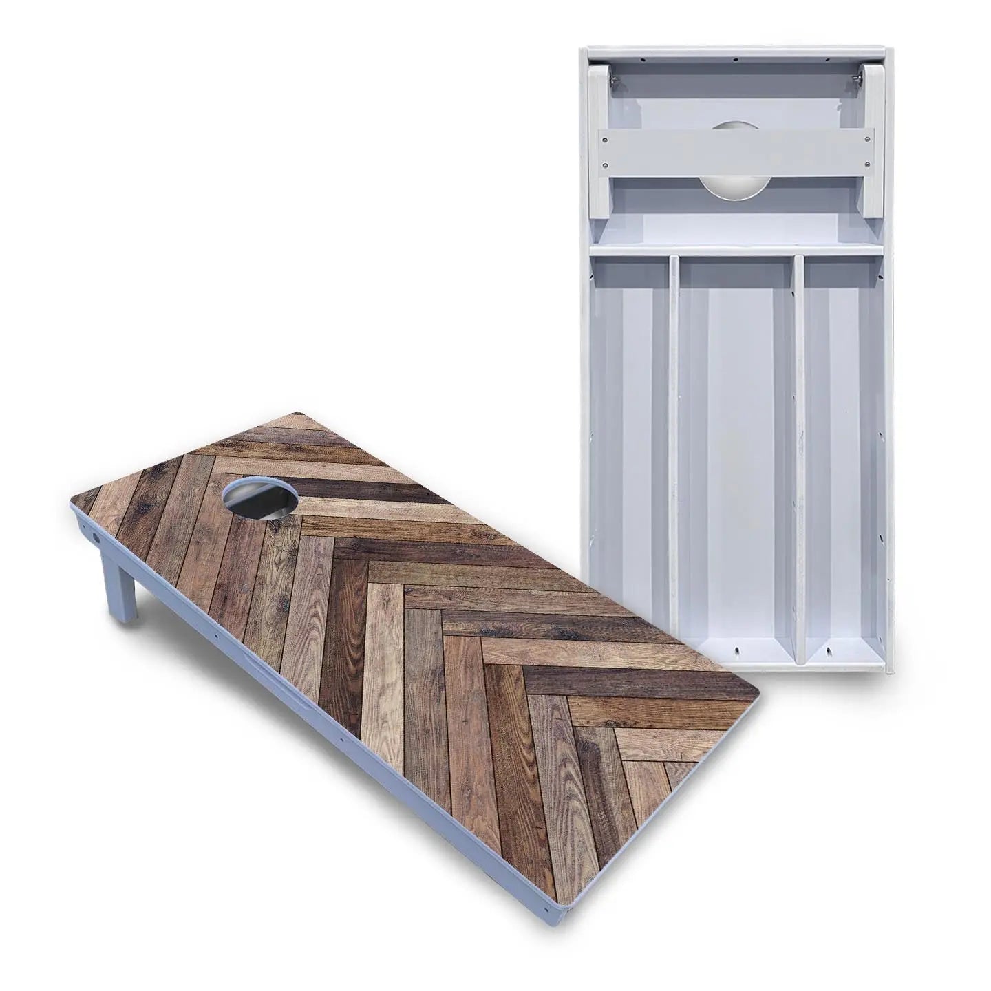 Herringbone Cornhole Boards - All Weather Series by Cornhole Solutions, handmade jewelry main product photo