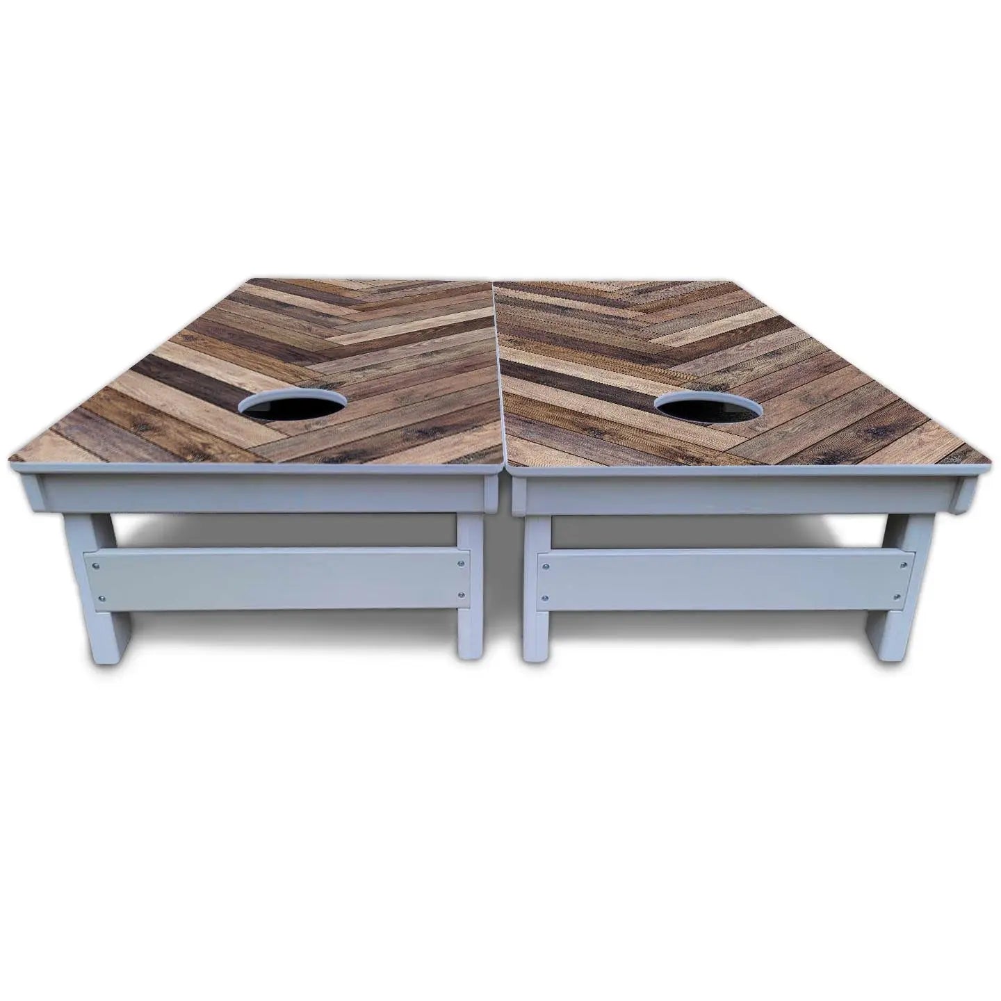 Herringbone Cornhole Boards - All Weather Series by Cornhole Solutions, handmade jewelry detail photo 5