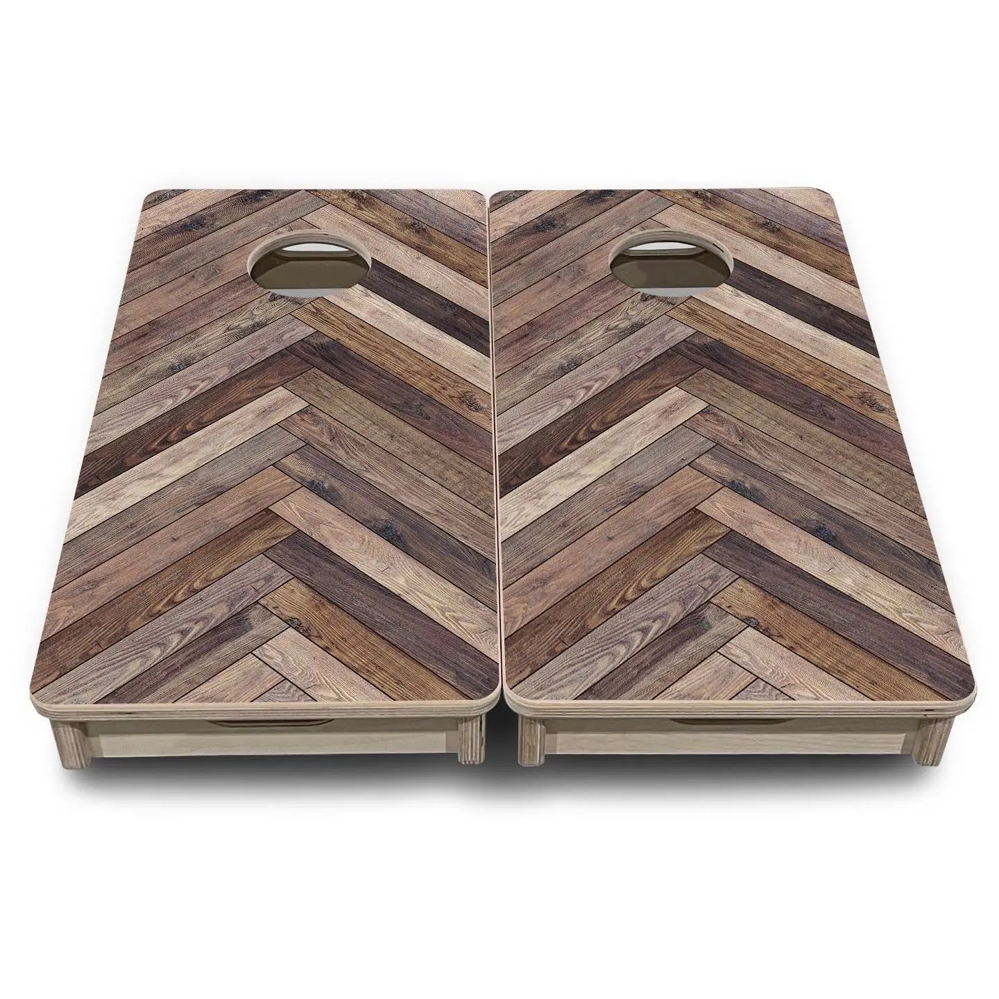 Herringbone - Mini or Vacation Size Cornhole Boards by Cornhole Solutions, handmade jewelry detail photo 2