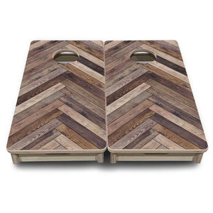Herringbone - Mini or Vacation Size Cornhole Boards by Cornhole Solutions, handmade jewelry detail photo 2