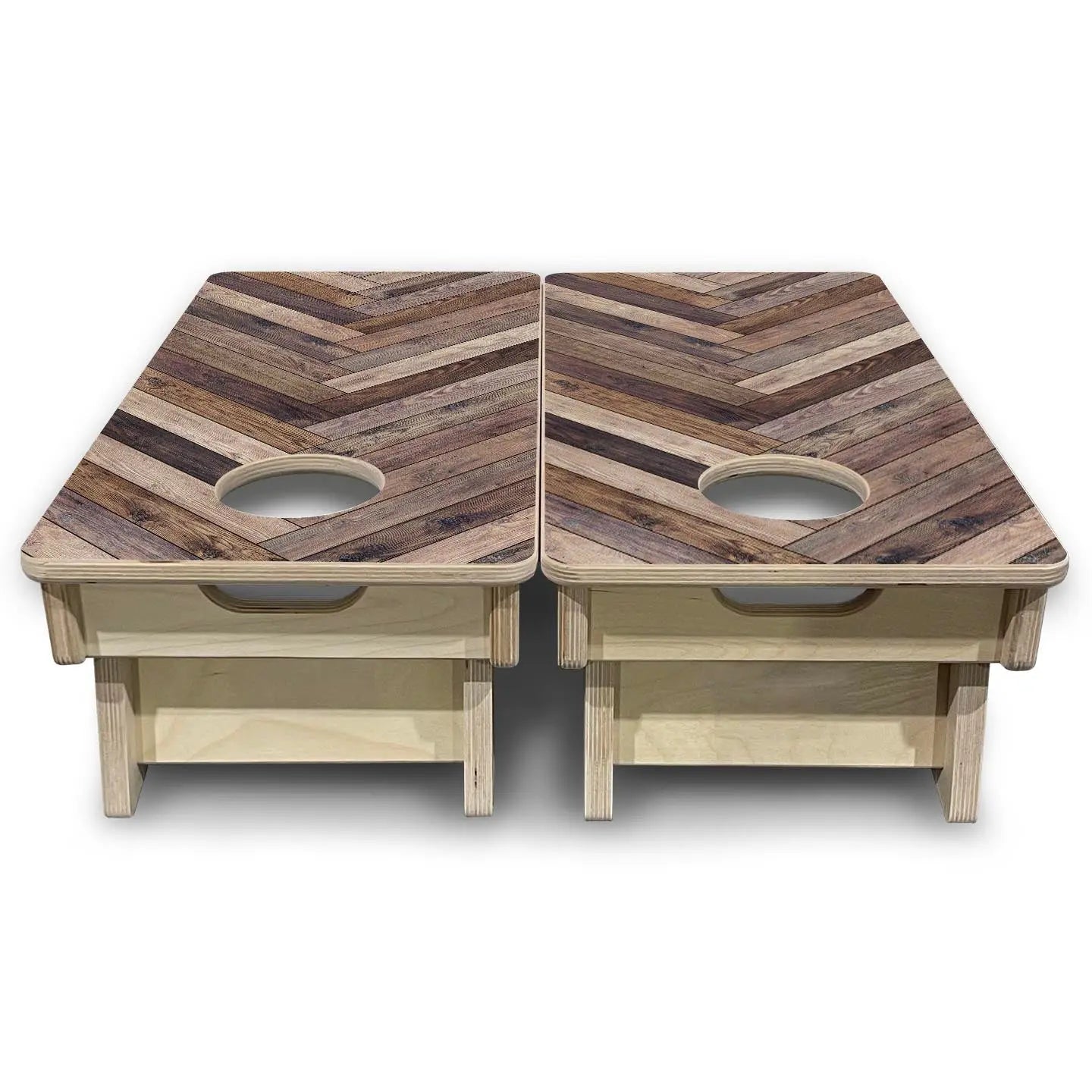 Herringbone - Mini or Vacation Size Cornhole Boards by Cornhole Solutions, handmade jewelry detail photo 4