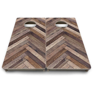 Herringbone - Mini or Vacation Size Cornhole Boards by Cornhole Solutions, handmade jewelry detail photo 9