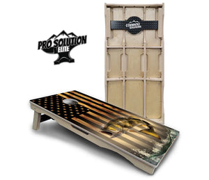 Hidden Deer & Fish Cornhole Boards - Pro Solution Elite Series by Cornhole Solutions, custom cornhole board detail photo 7