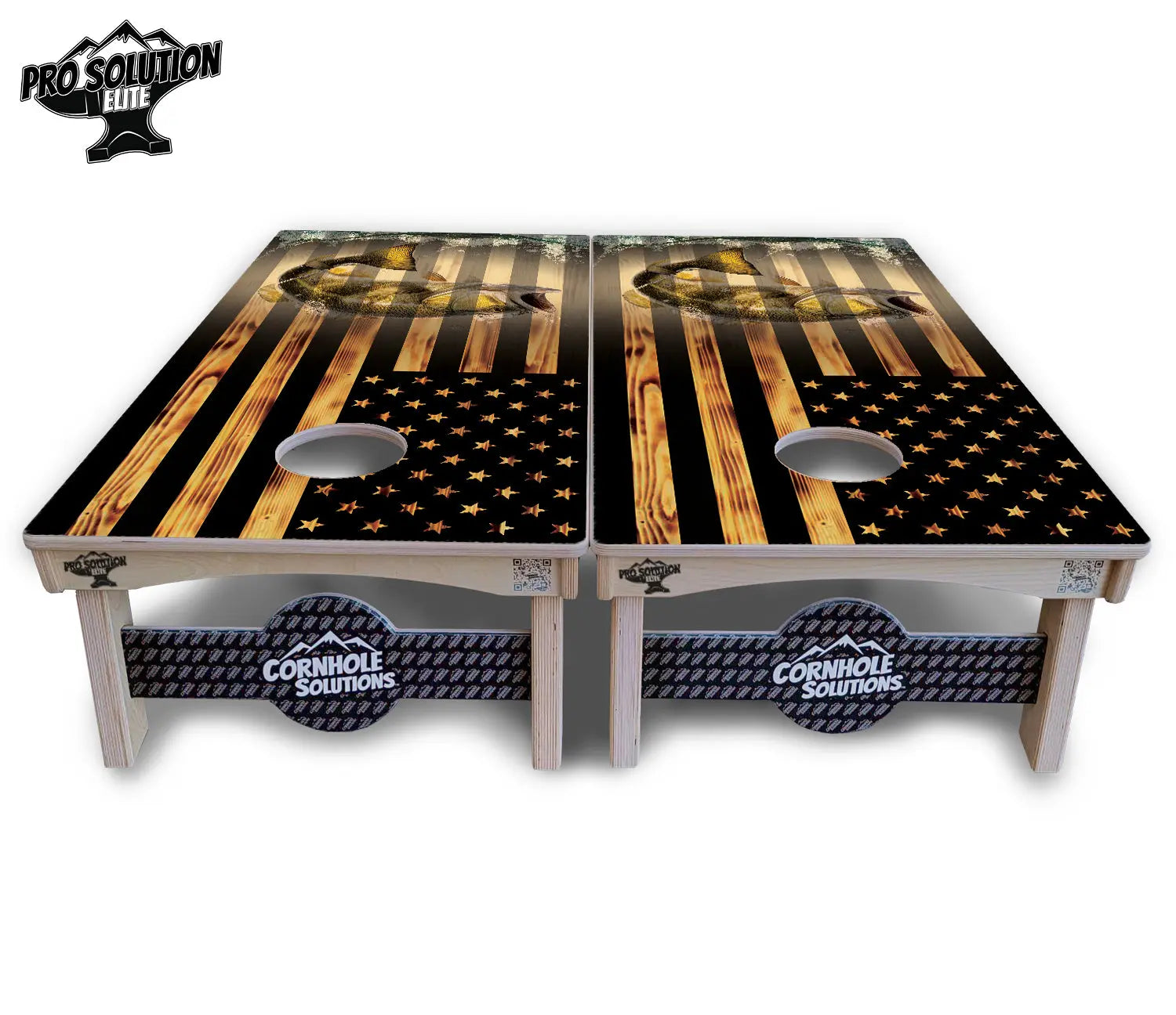 Hidden Deer & Fish Cornhole Boards - Pro Solution Elite Series by Cornhole Solutions, custom cornhole board detail photo 9