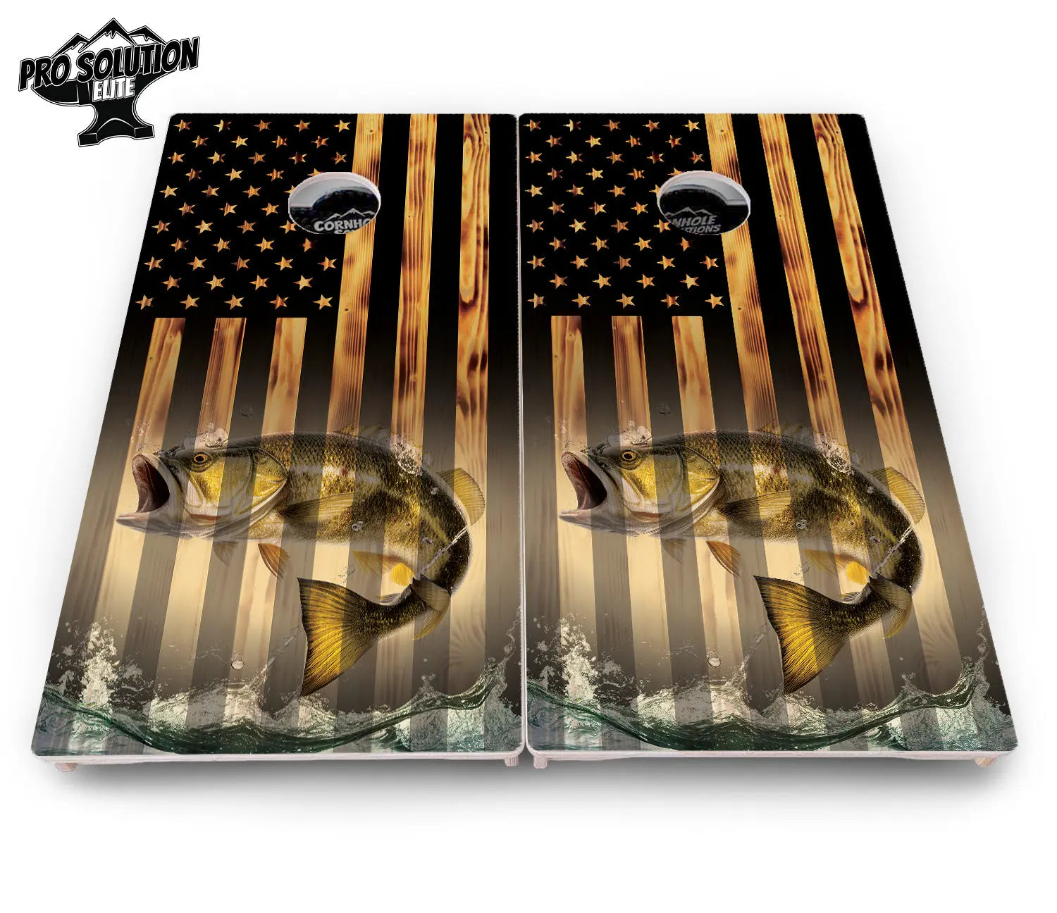 Hidden Deer & Fish Cornhole Boards - Pro Solution Elite Series by Cornhole Solutions, custom cornhole board detail photo 10