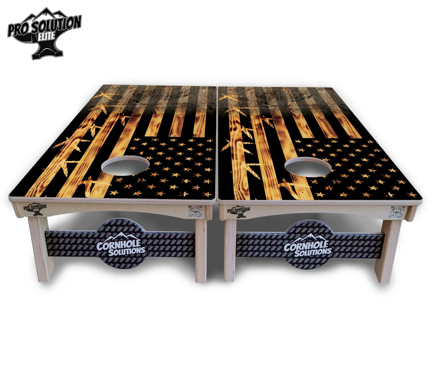 Hidden Turkey Flag Cornhole Boards - Pro Solution Elite Series Cornhole Solutions