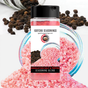 Igotchu Himalayan Salt & Pepper seasoning by Igotchu Seasonings, Southern food gift detail photo 2