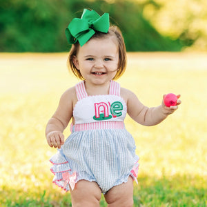 Hole-In-One Blue First Birthday Golf Bubble by Seven Lantern Lane, children's boutique clothing main product photo