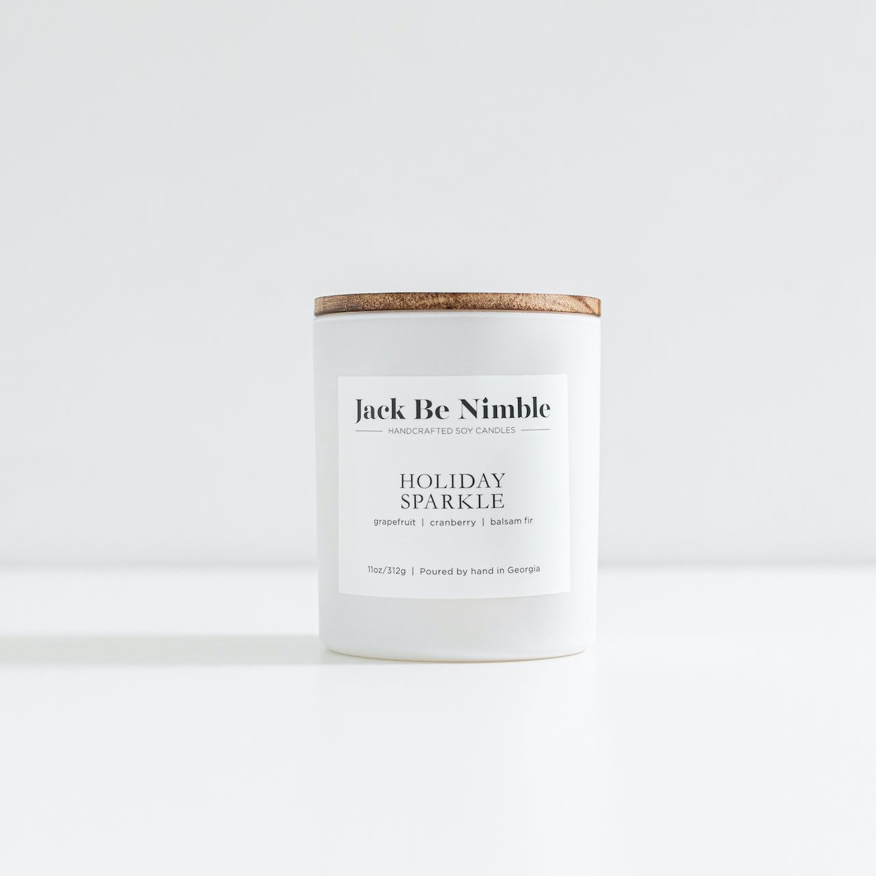 11 oz Holiday Sparkle Soy Candle by Jack Be Nimble Candles image 3