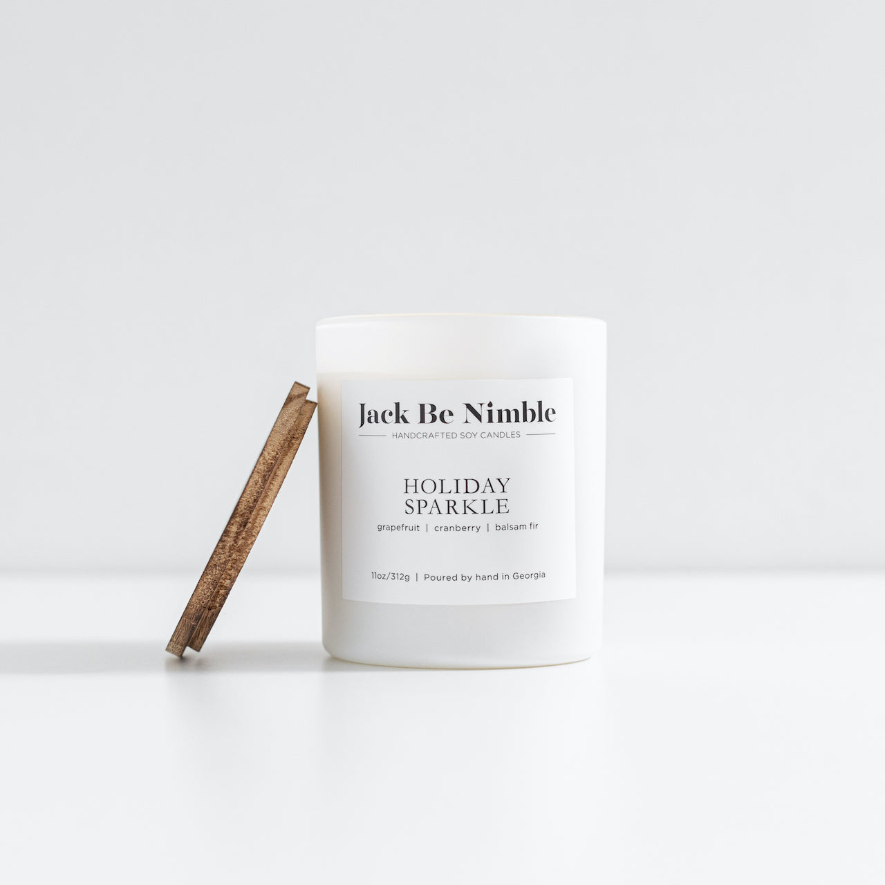 11 oz Holiday Sparkle Soy Candle by Jack Be Nimble Candles image 4
