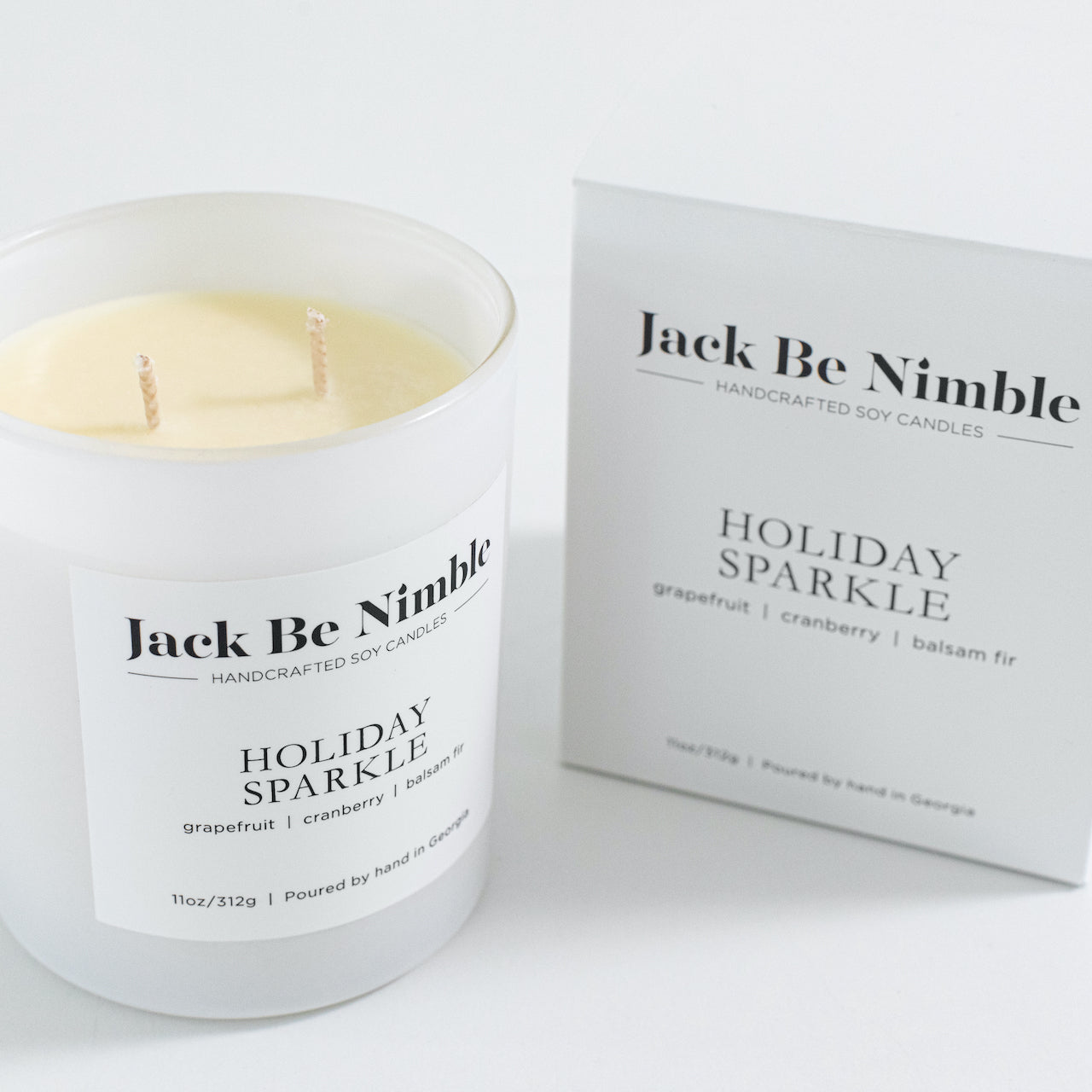 11 oz Holiday Sparkle Soy Candle by Jack Be Nimble Candles image 5