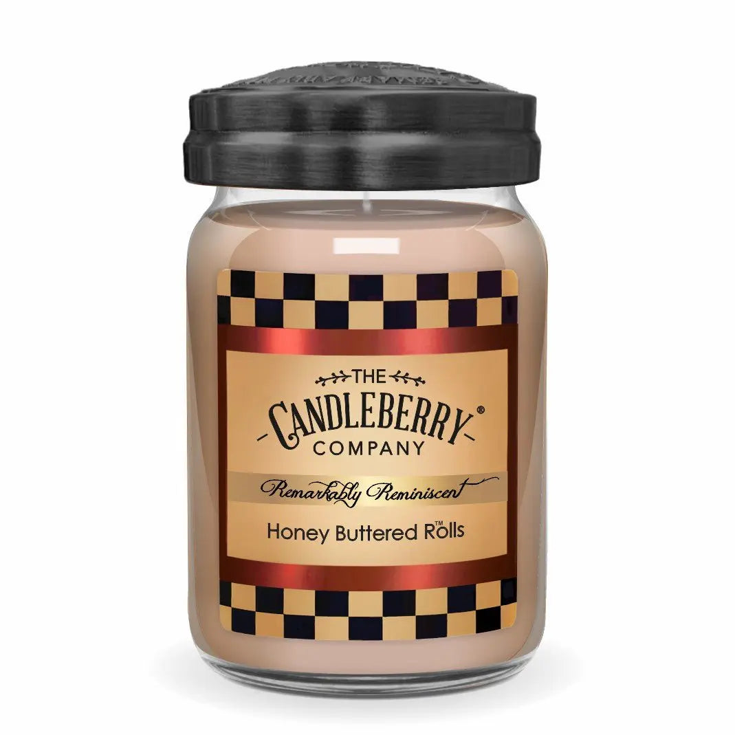 Honey Buttered Rolls™, Large Jar Candle (Collective) The Candleberry® Candle Company
