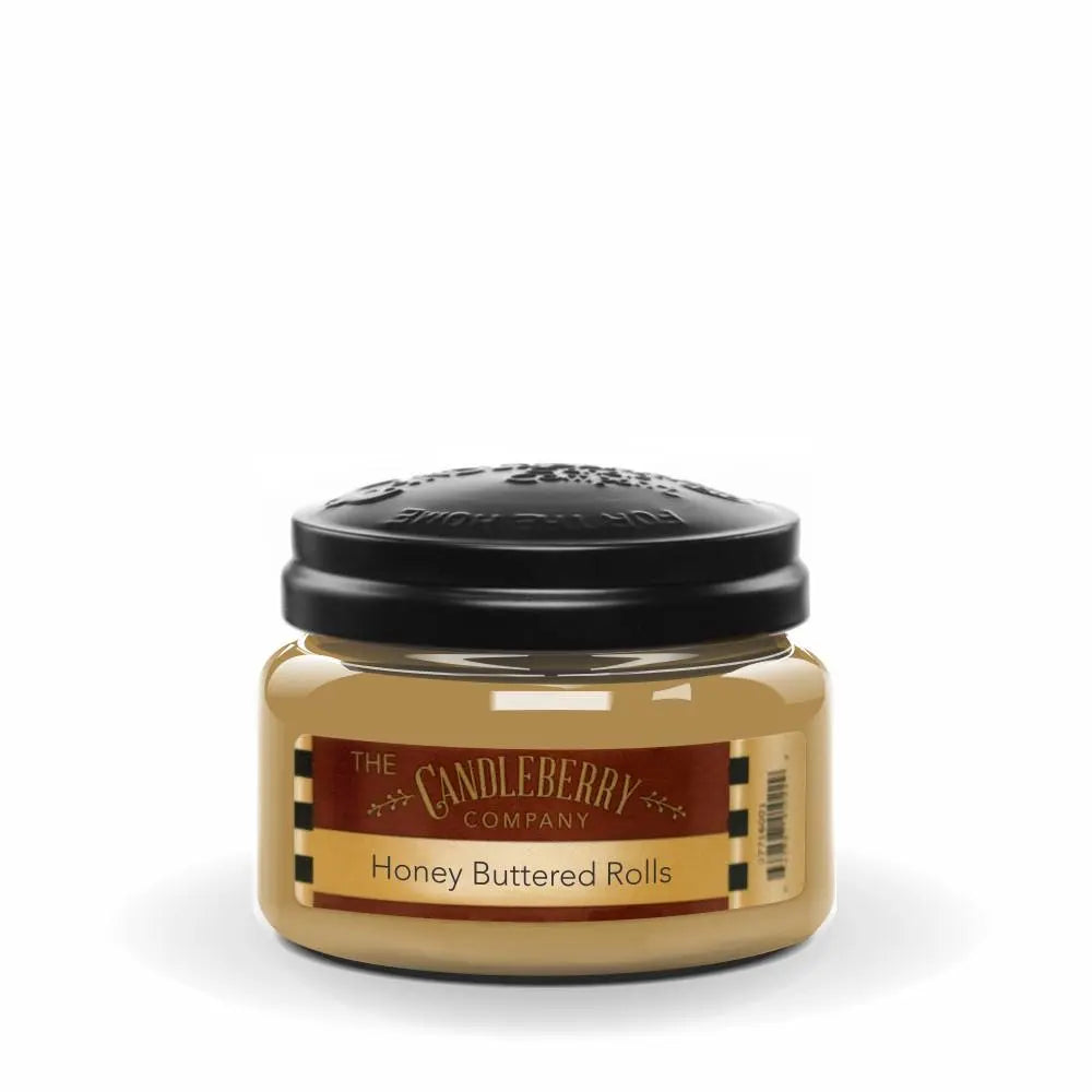 Honey Buttered Rolls™, Small Jar Candle (Collective) by The Candleberry® Candle Company, Southern food gift main product photo