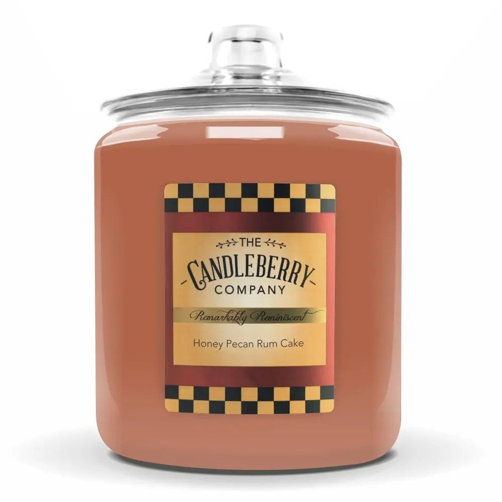 Honey Pecan Rum Cake™, 4 - Wick, Cookie Jar Candle (Collective) by The Candleberry® Candle Company, Southern food gift main product photo