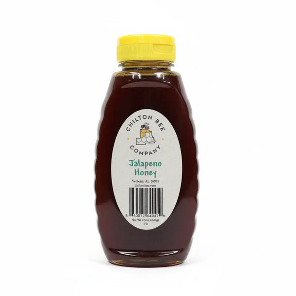 Hot Honey - Spicy Infused Alabama Wildflower Honey by Chilton Bee Company, Southern food gift main product photo