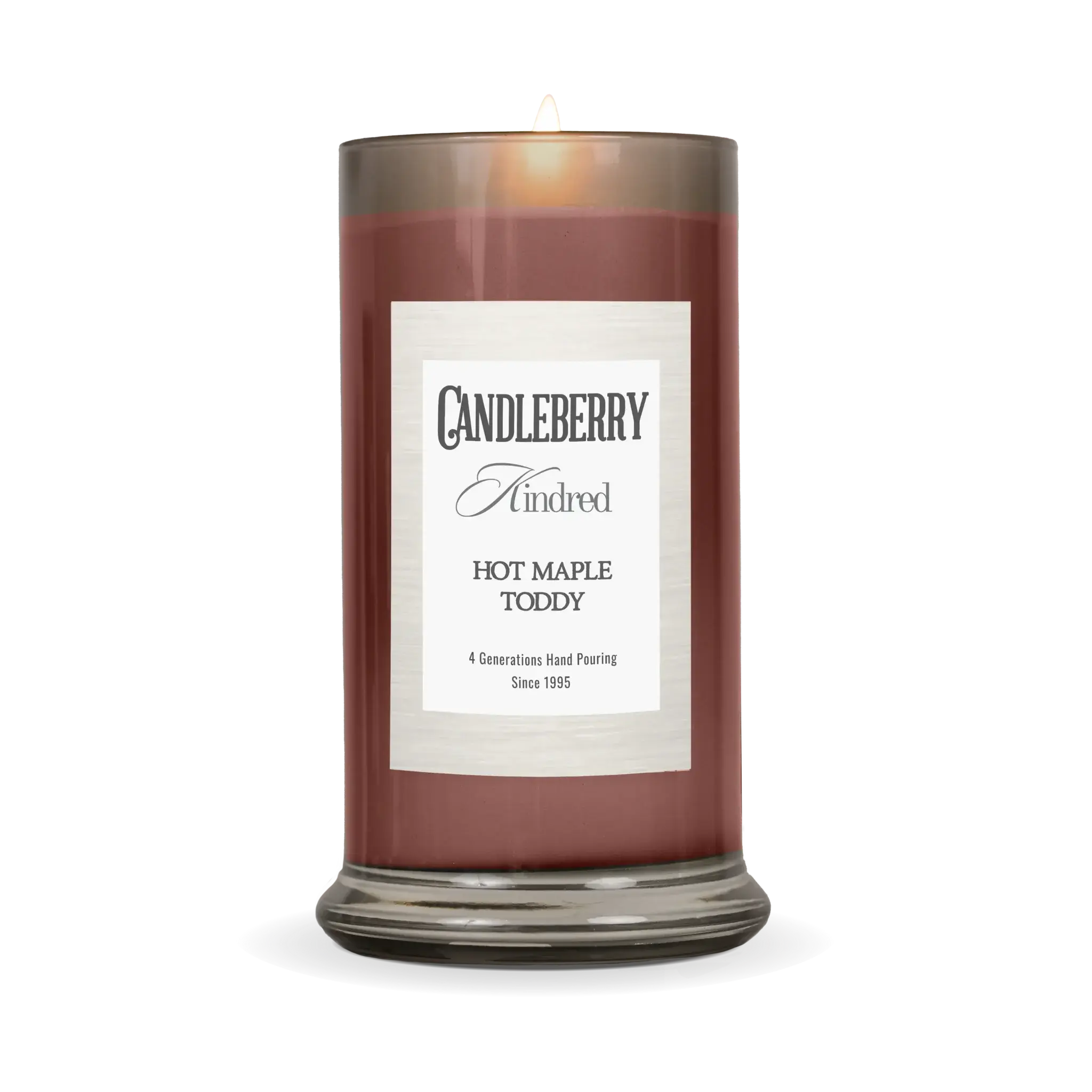 Hot Maple Toddy®, Kindred, Large Jar Candle (Collective) by The Candleberry® Candle Company, scented candle detail photo 2