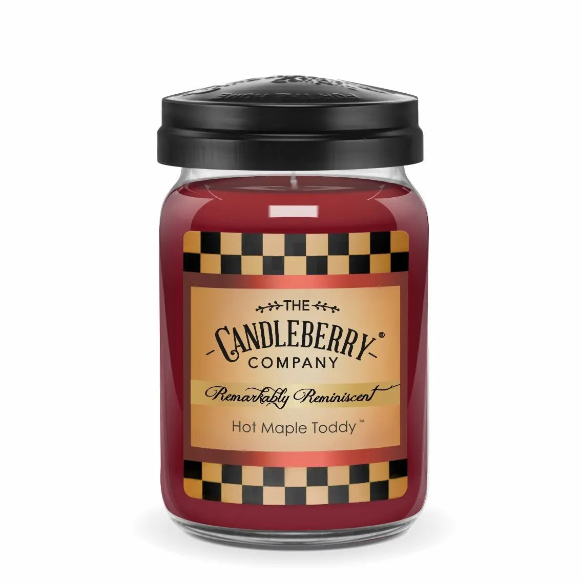 Hot Maple Toddy®, Large Jar Candle (Collective) by The Candleberry® Candle Company, scented candle main product photo