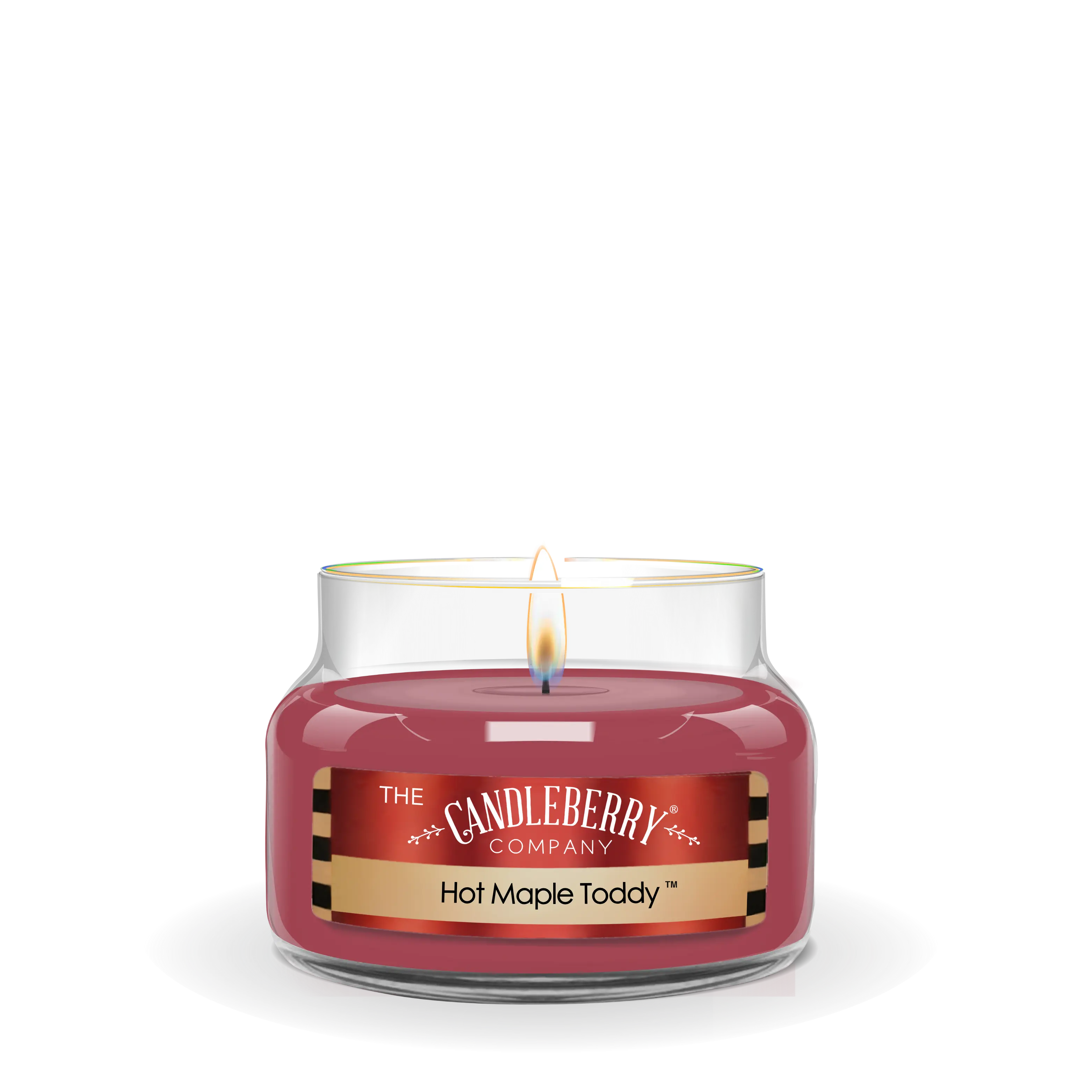 Hot Maple Toddy®, Small Jar Candle (Collective) by The Candleberry® Candle Company, scented candle detail photo 2