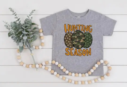 Hunting Season Boys Easter Shirt by Southern Backroad Tees LLC, Southern lifestyle apparel main product photo
