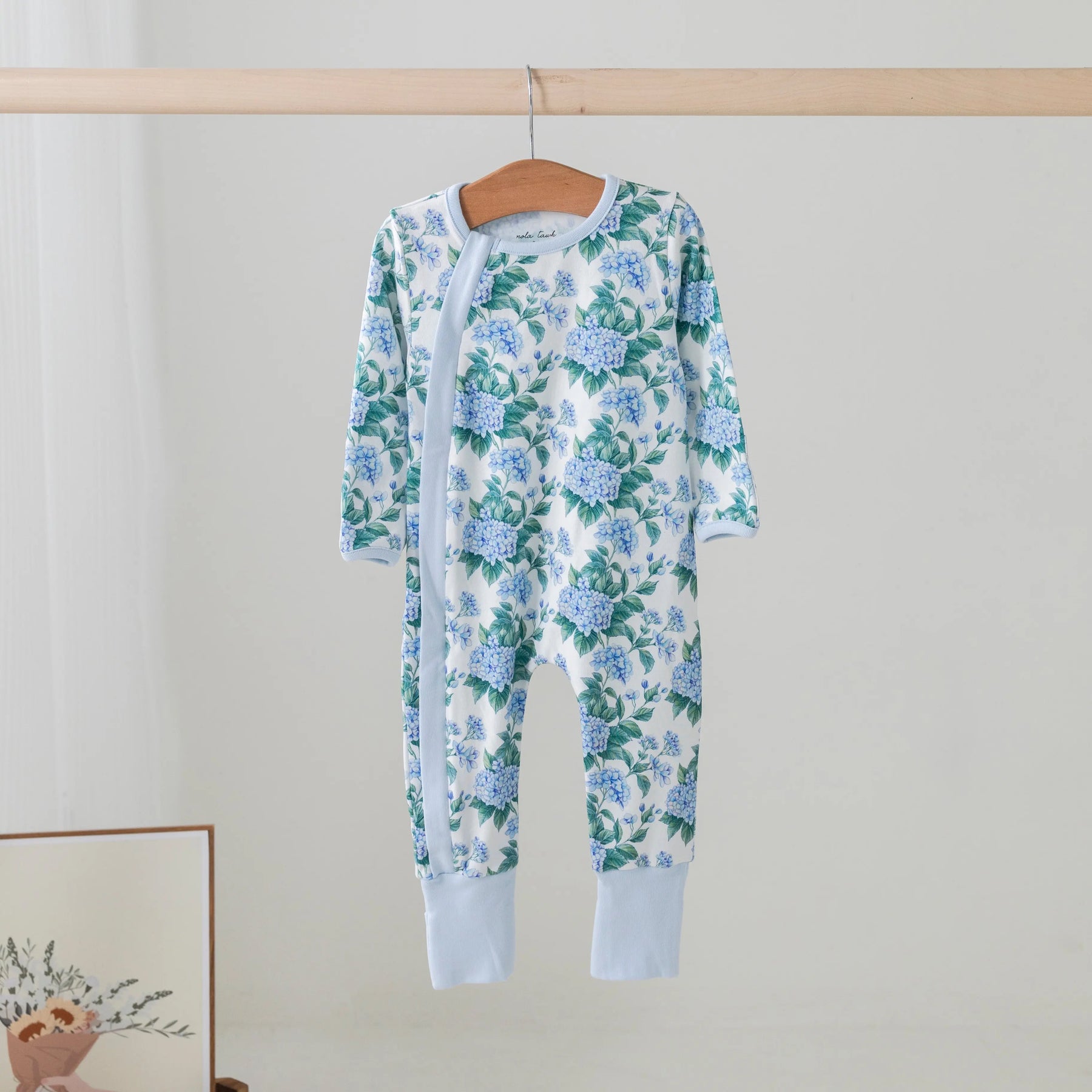 Hydrangea Heaven Organic Cotton Pajama Set Nola Tawk
