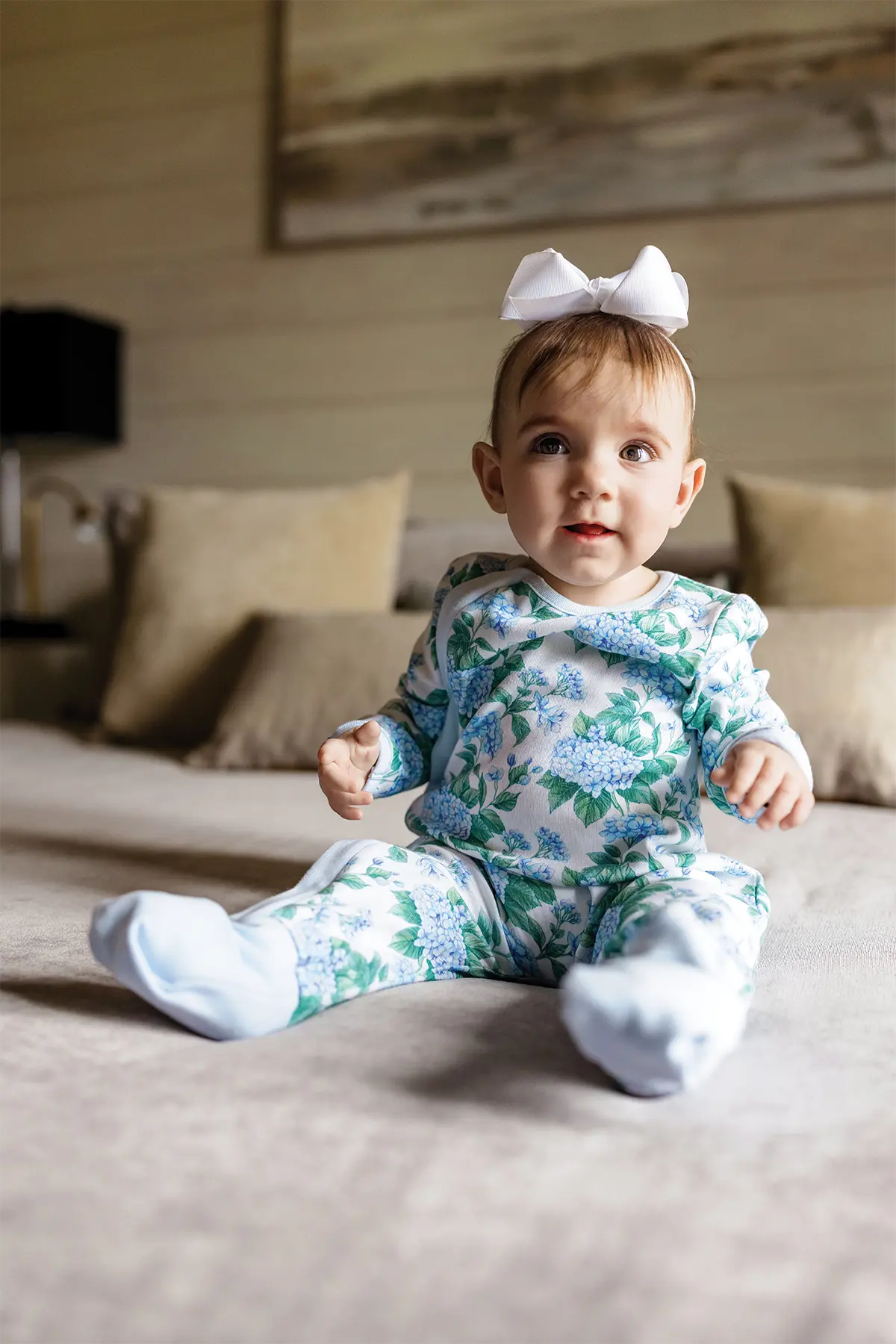 Hydrangea Heaven Organic Cotton Pajama Set Nola Tawk