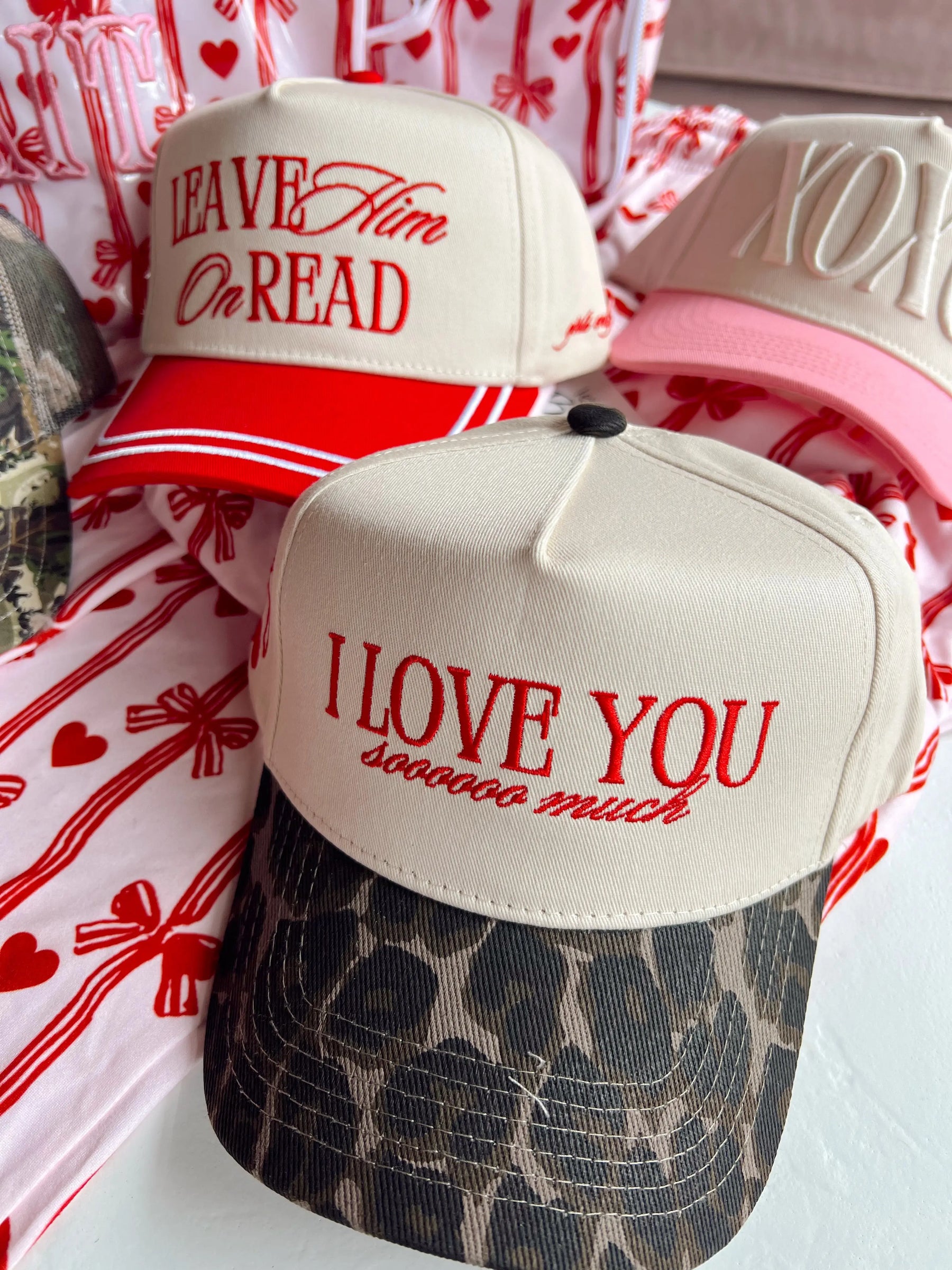 I Love You Sooooo Much - Leopard Vintage Hat KenzKustomz