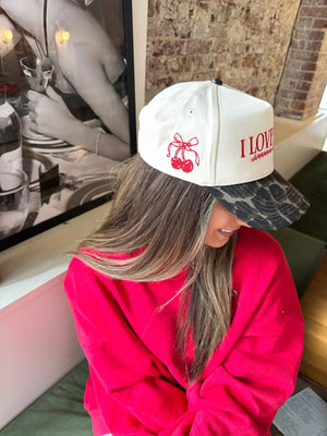 I Love You Sooooo Much - Leopard Vintage Hat KenzKustomz