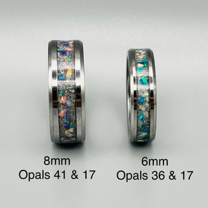 The Taz Opal and Ash Memorial Ring
