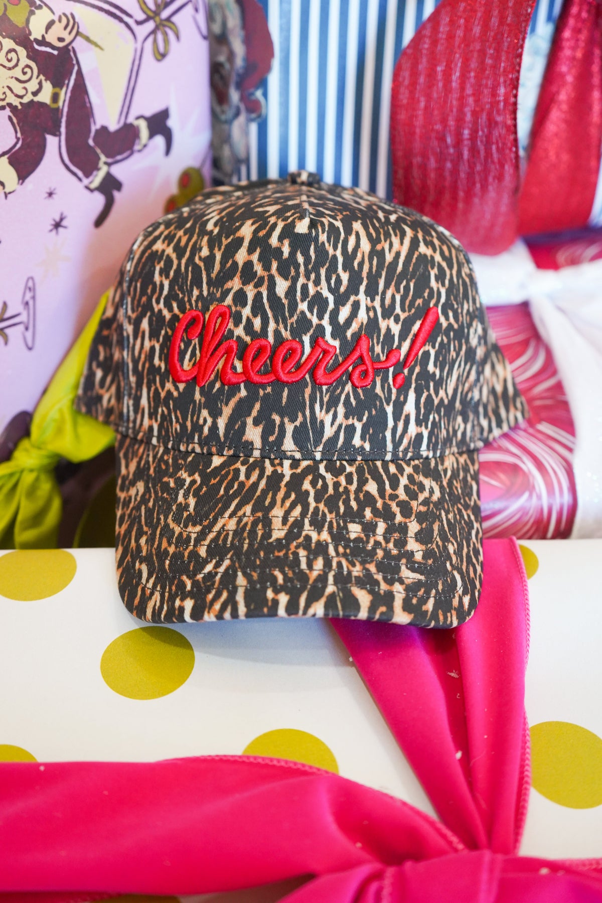 Cheers! - Luxe Leopard Trucker Hat by KenzKustomz, view 3