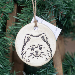 Prodigal Pottery Handmade Ceramic Dog Breed Ornament — product view 5