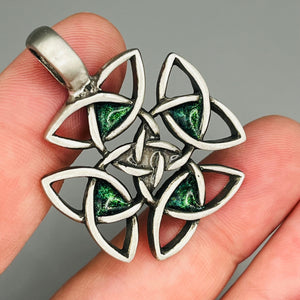 Celtic Memory Knot - Antiqued Pewter Memorial Pendant