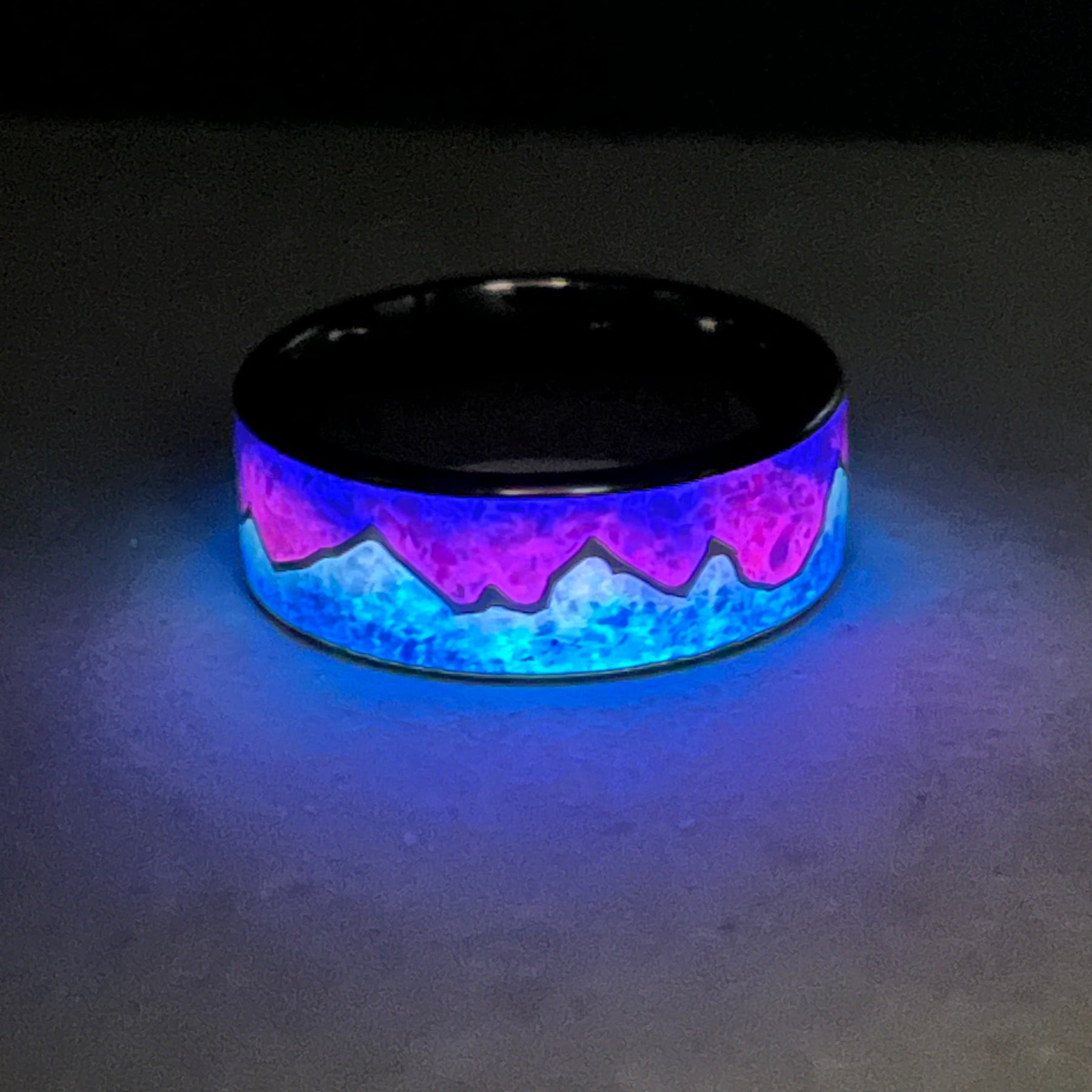 Mountains of Fire & Ice Ring - Titanium Ring