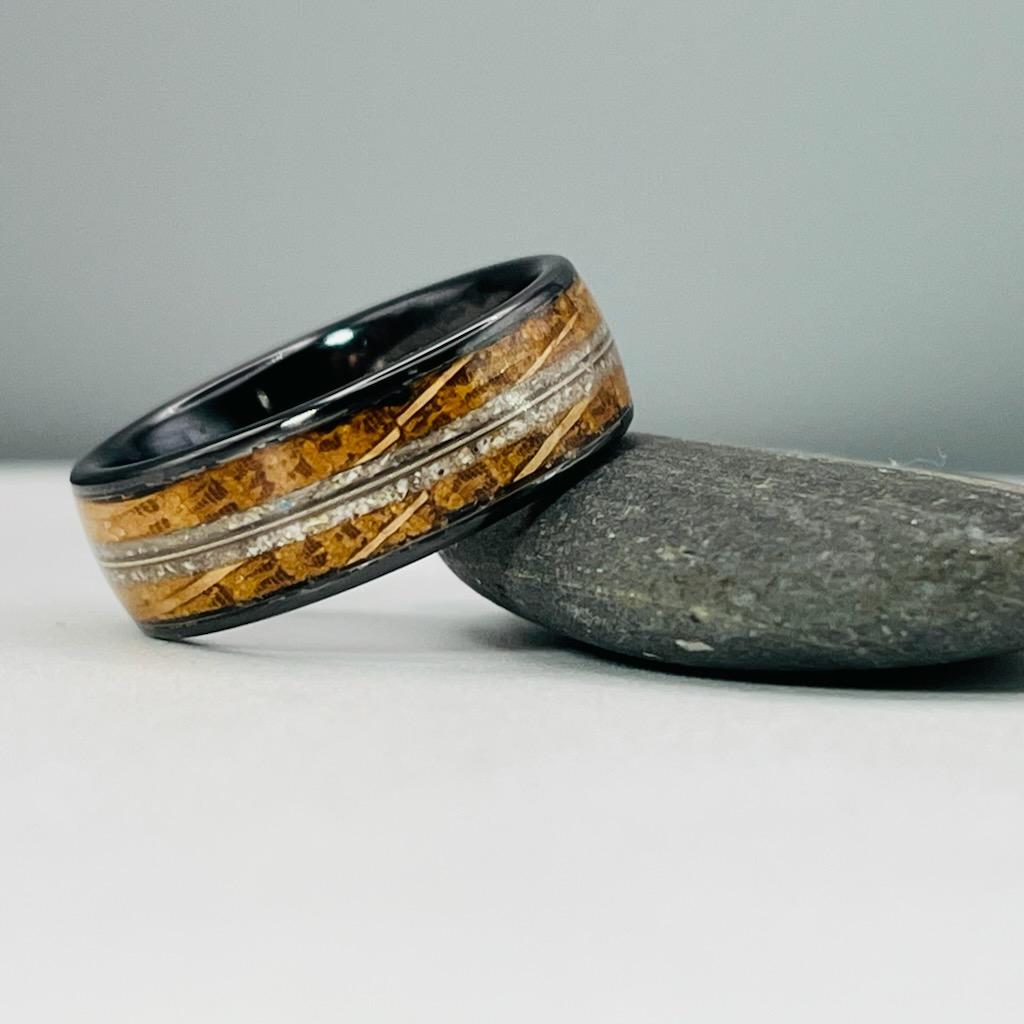 The Infinite String Memorial Ring by Cotton Street Art Company, handmade jewelry main product photo