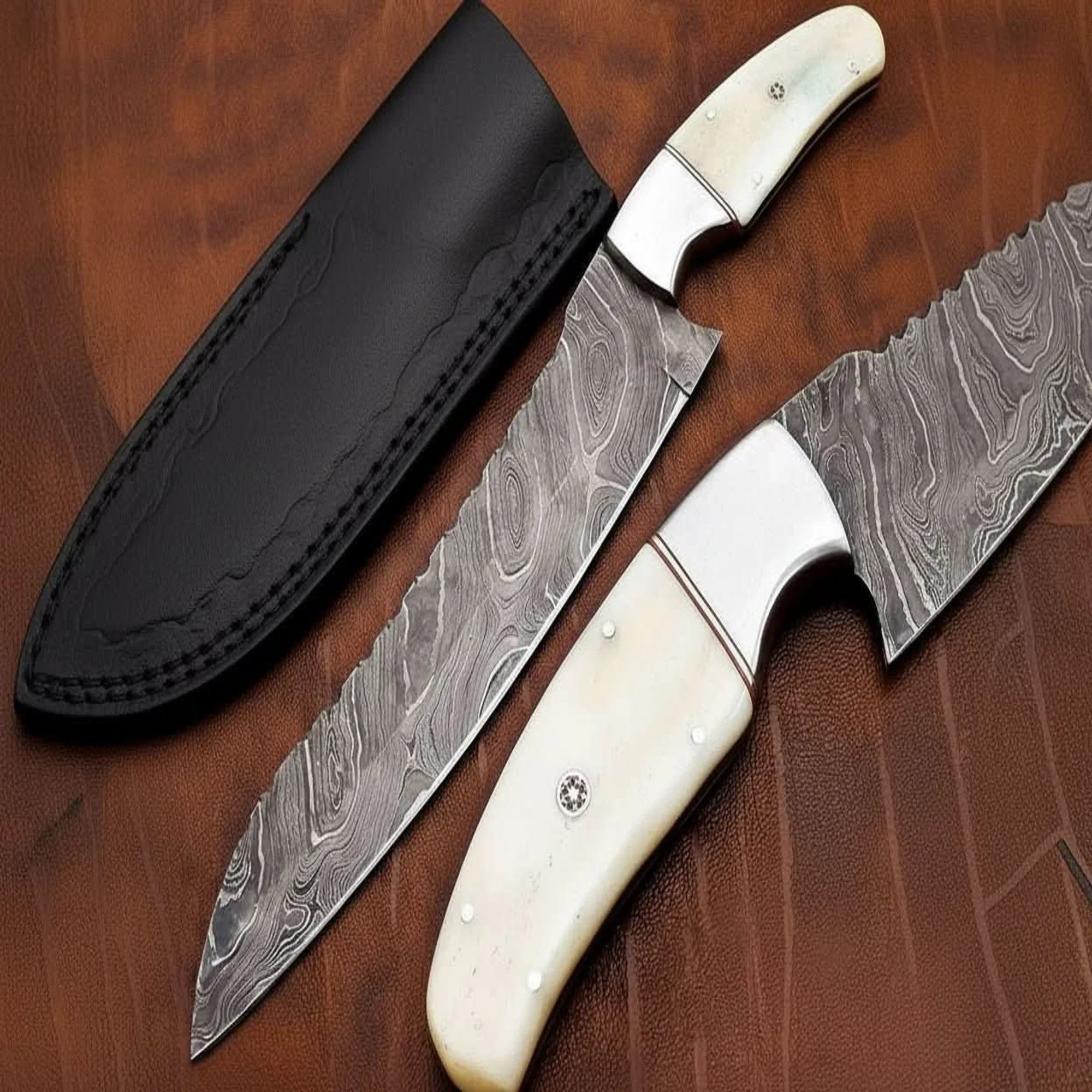 Smart & Sharp Custom Handmade Damascus Chef Knife/Kitchen Knife DK-0256