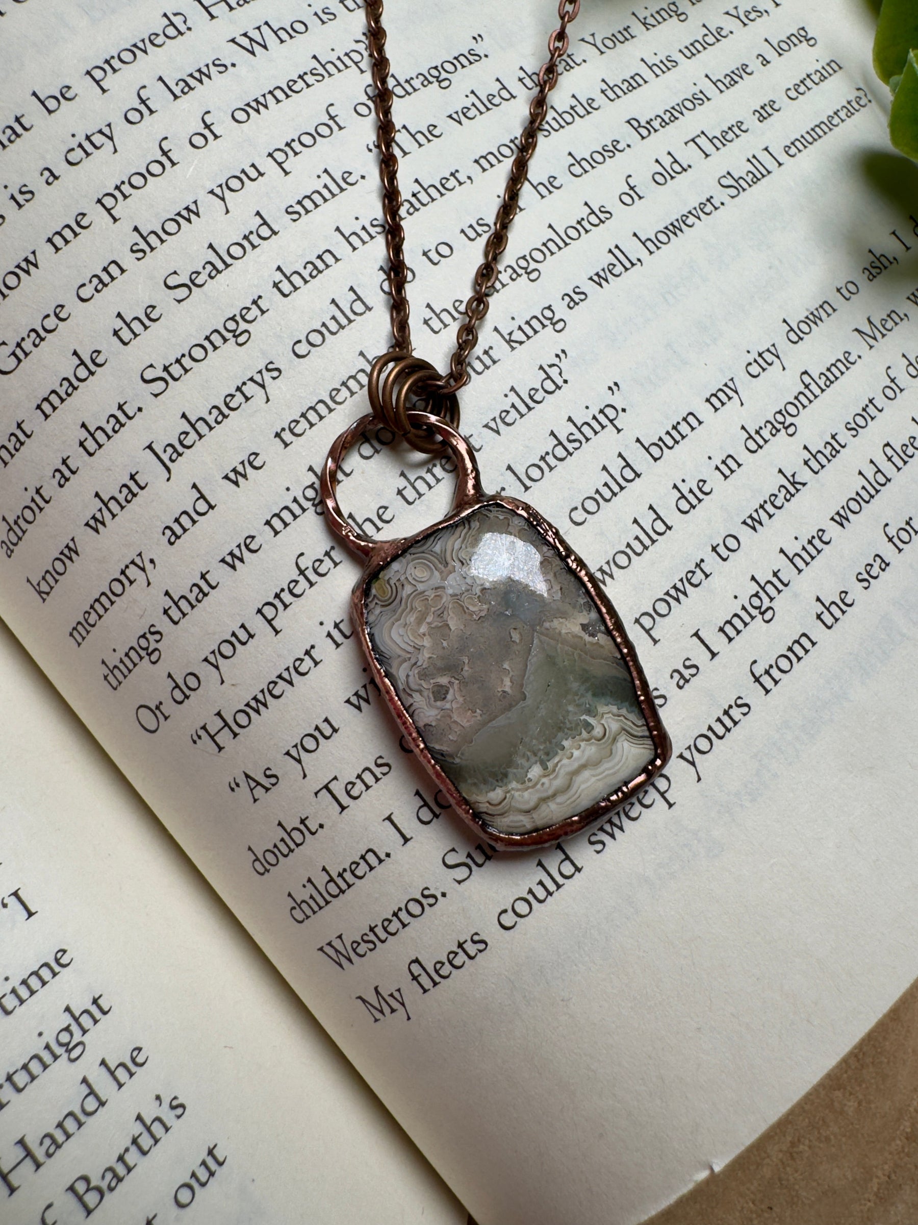 Crazy Lace Agate Necklace
