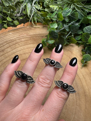Hypersthene Angel Ring Adjustable