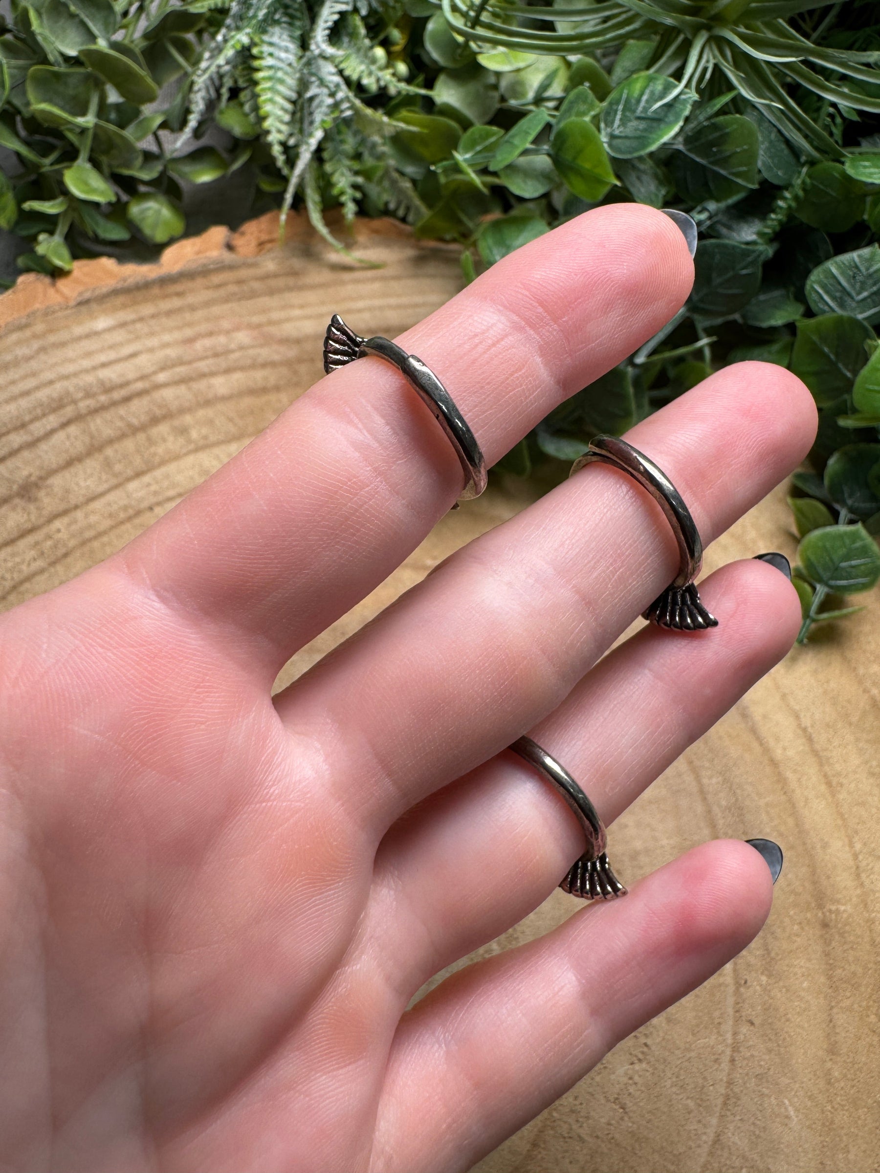 Hypersthene Angel Ring Adjustable